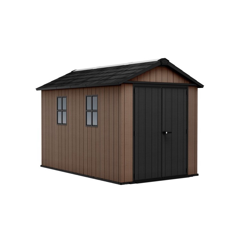 Keter Resin Garden Shed NEWTON PLUS 7511 with Dual Assembly Option Keter Resin Garden Shed NEWTON PLUS 7511 with Dual Assembly Option