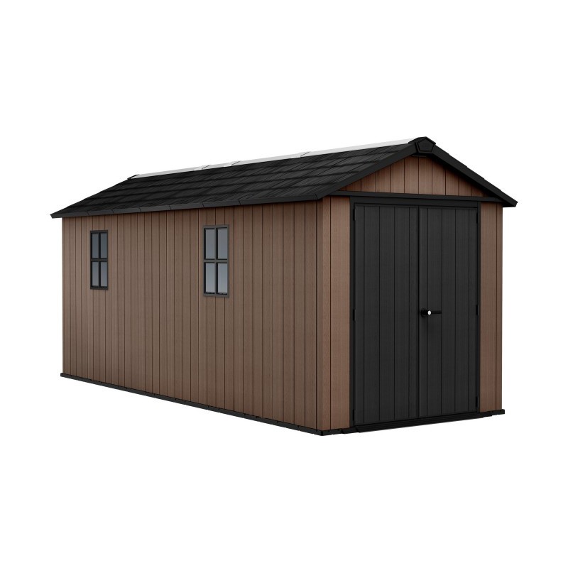 Keter Garden Shed in Resin NEWTON PLUS 7517 - Double Choice of Assembly