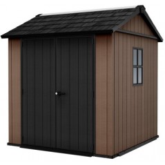 Keter Resin Garden Shed NEWTON PLUS 775 - Double Choice of Assembly
