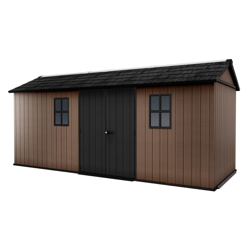Keter Garden Shed in Resin NEWTON PLUS 1775 - Double Choice of Assembly