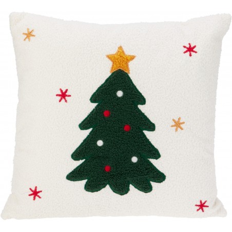 Christmas Teddy Bear Decorative Cushion 45x45 cm. Single Piece