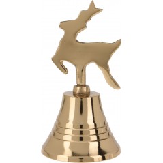 5 x 10 cm große goldene Aluminiumglocke. Einzelstück