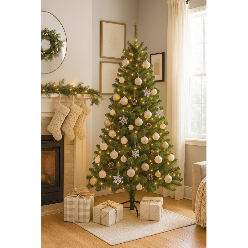 Charlton Green Christmas Tree h215 Ø127cm PVC