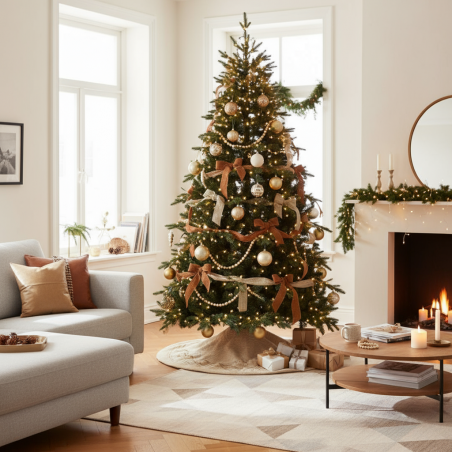 Harold 950LED Illuminated Christmas Tree h210Ø115cm PE+PVC