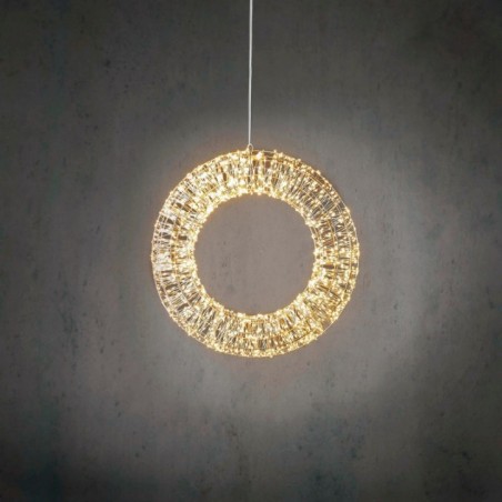 Beleuchtete Girlande 2000 warmweiße LEDs IP44