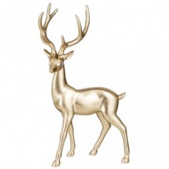 Champagnerfarbenes Rentier, 62 cm.