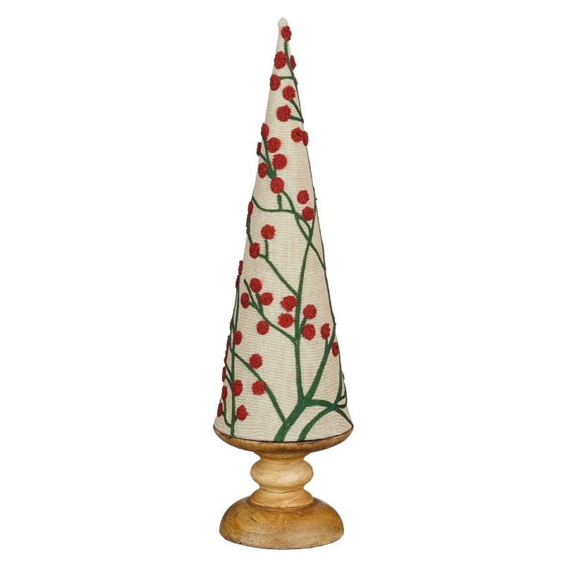 40 cm weißer geschmückter Weihnachtsbaum