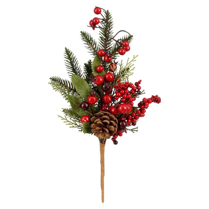 Zweig mit roten Beeren 35 cm Zweig mit roten Beeren 35 cm