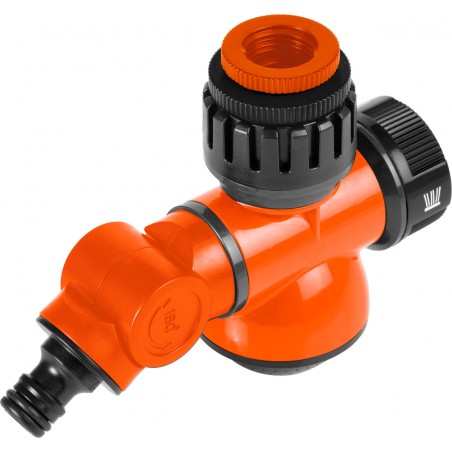 Multifunction Stocker Anti Torsion tap connector with washing function 1", 1/2", 3/4"