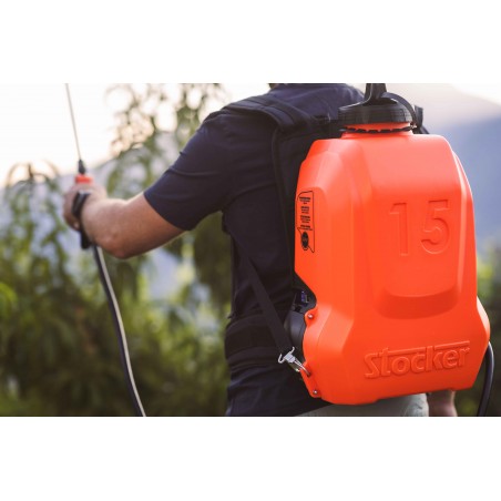 Stocker Pompa a zaino elettrica Ergo 15 L 21 V 3/5 bar, FPM
