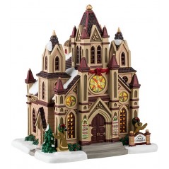 Lemax Grace Cathedral Pack with Free Snow