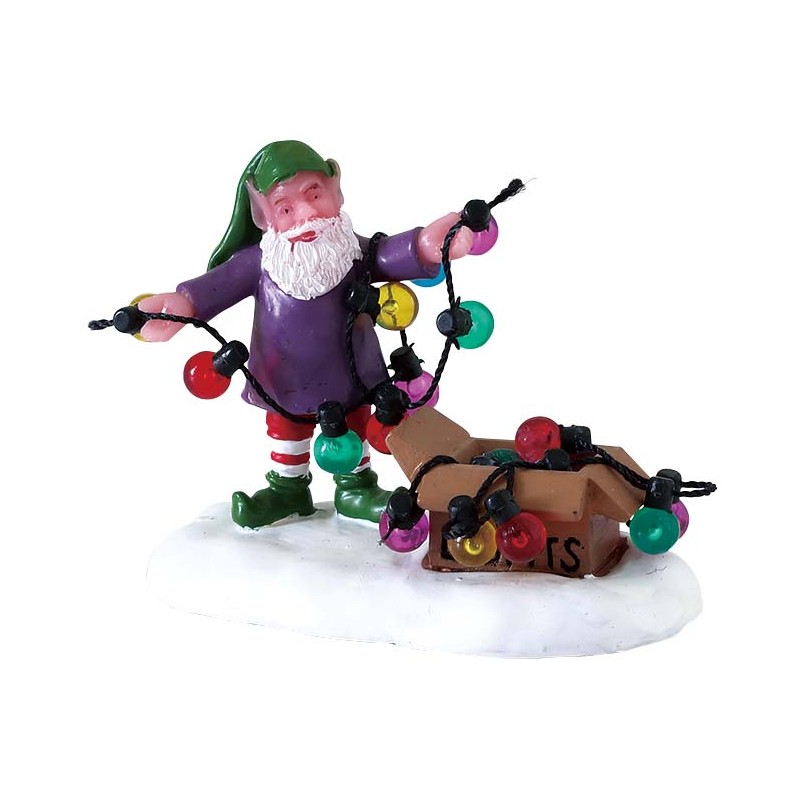 Lemax Elfendorf Deluxe-Paket mit gratis Schnee