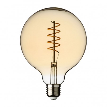 E27 Vintage Globe Ø 125 Warmweiß 4W Spiralbirne