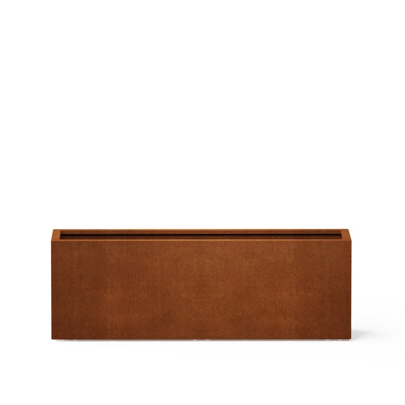 Herstera Pflanzkübel PLANTER 40 aus Cortenstahl 150x40x50 cm