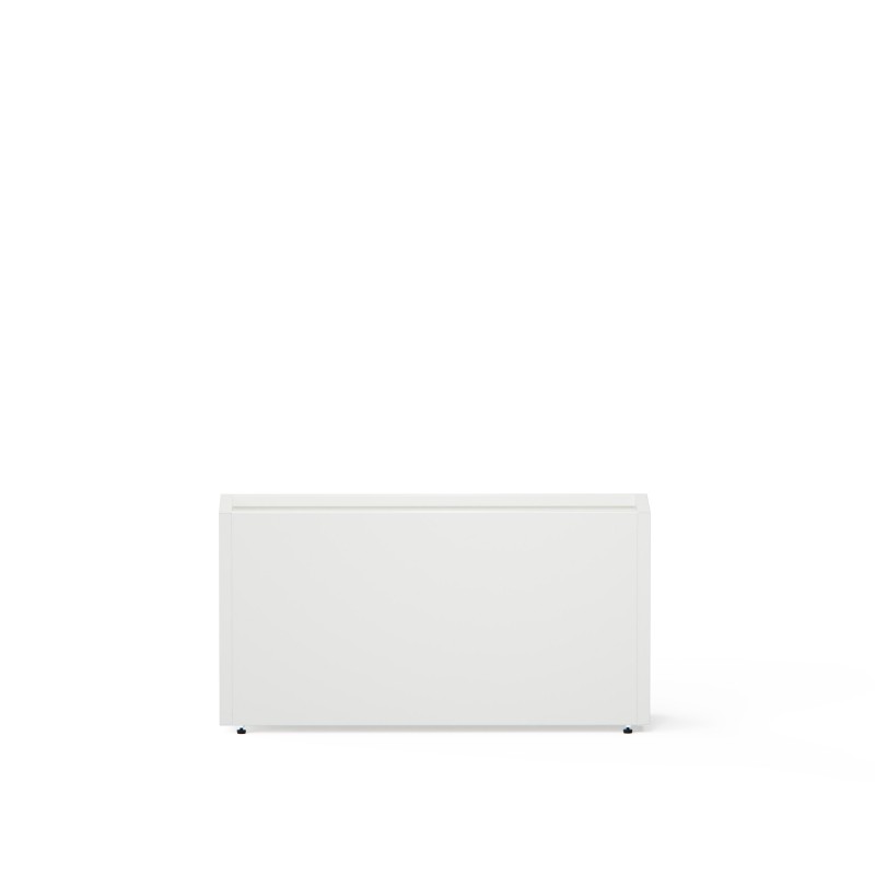 Herstera Pflanzkübel PLANTER 30 aus Metall Weiß 100x30x50 cm