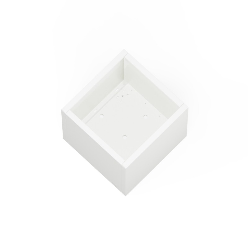 Herstera Pflanzkübel PLANTER CUBE 60 aus Metall Weiß 60x60x60 cm