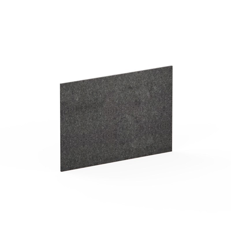 Hoher Herstera Pflanzkübel DECO PLANTER DIVIDER 40 aus Metall Schwarz für Schallschutzpaneel 120x40x80 cm