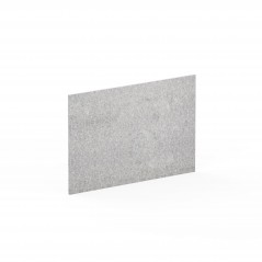 HERSTERA Akustikpanel aus Polyesterfaser 119x79x1,8 cm Hellgrau