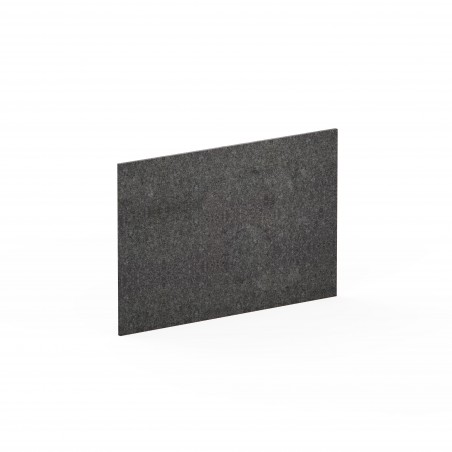 Akustikpaneel HERSTERA Polyesterfaser 119x79x1,8 cm Dunkelgrau