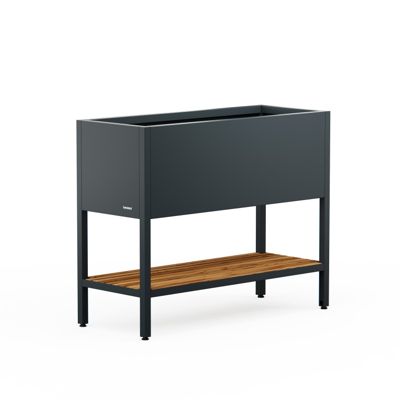 Herstera DECO GROW TABLE Pflanzkübel aus Metall 100x40x80 cm