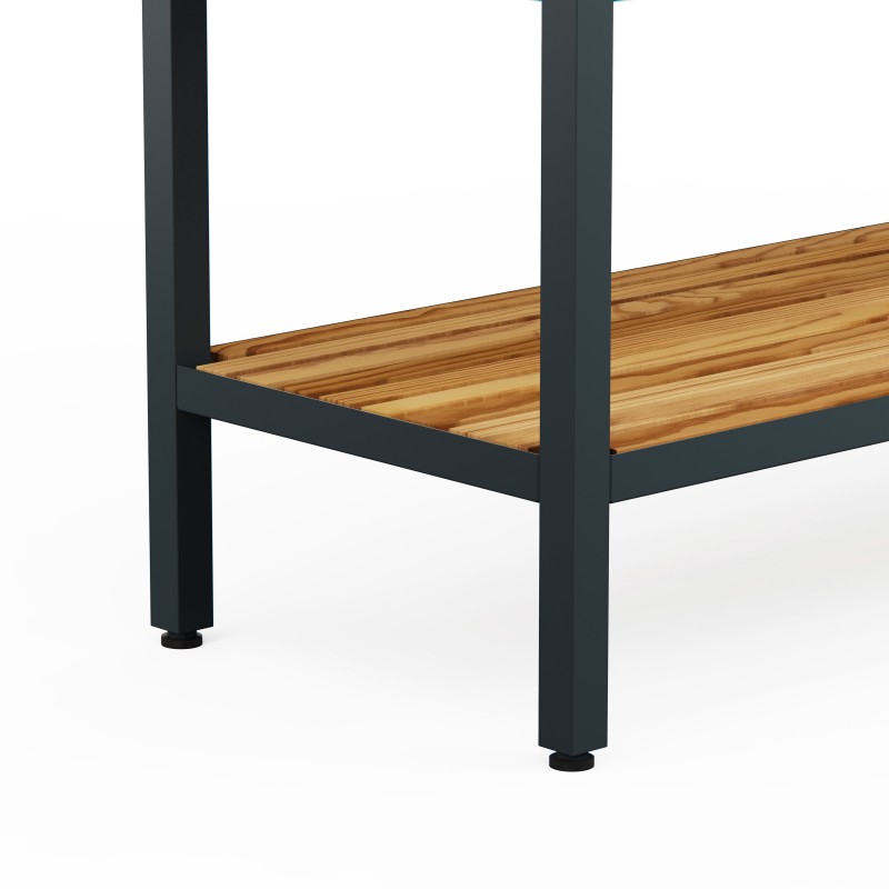 Herstera DECO GROW TABLE Pflanzkübel aus Metall 100x40x80 cm