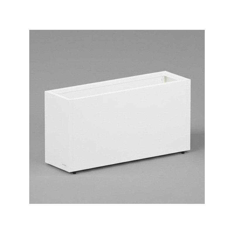 Herstera Pflanzkübel PLANTER 30 aus Metall Weiß 100x30x50 cm