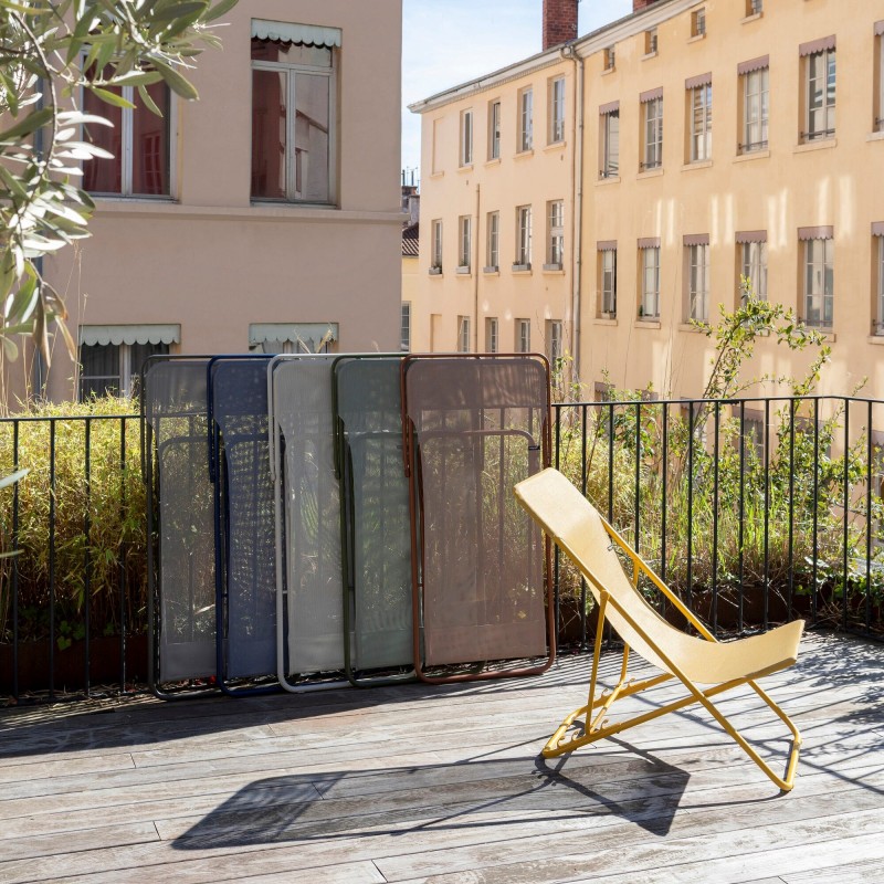 Deck Chair MAXI TRANSAT LaFuma LFM5170 Miel Deck Chair MAXI TRANSAT LaFuma LFM5170 Miel