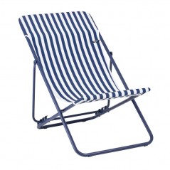 Liegestuhl MAXI TRANSAT LaFuma LFM5393 Rayure Indigo