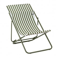 Liegestuhl MAXI TRANSAT LaFuma LFM5393 Rayure Moss