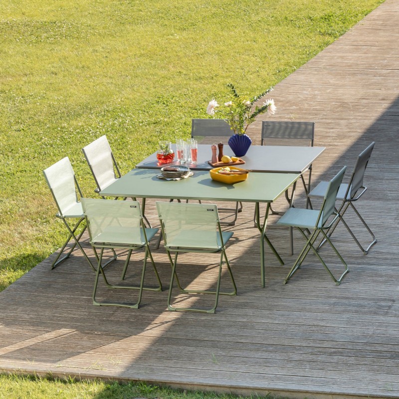 Klappbarer Gartentisch BALCONY 140x80 cm LaFuma LFM5340 Titane Klappbarer Gartentisch BALCONY 140x80 cm LaFuma LFM5340 Titane