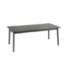Ausziehbarer Gartentisch ORON 100 x 154 - 200 cm LaFuma LFM5400 Titane/Titane
