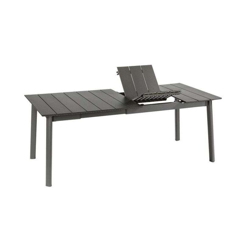 Ausziehbarer Gartentisch ORON 100 x 154 - 200 cm LaFuma LFM5400 Titane/Titane Ausziehbarer Gartentisch ORON 100 x 154 - 200 cm LaFuma LFM5400 Titane/Titane
