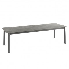 Ausziehbarer Gartentisch ORON 100 x 200 - 260 cm LaFuma LFM5402 Fusain/Titane