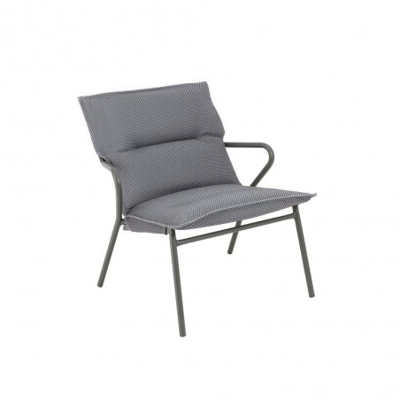 Gepolsterter niedriger Sessel VENCE LaFuma LFM5347 Silver