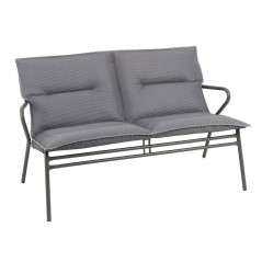 Padded Low Bench VENCE LaFuma LFM5348 Silver