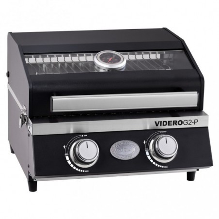 Rösle Tragbarer Gasgrill VIDERO G2-P Schwarz Art.-Nr. 250566