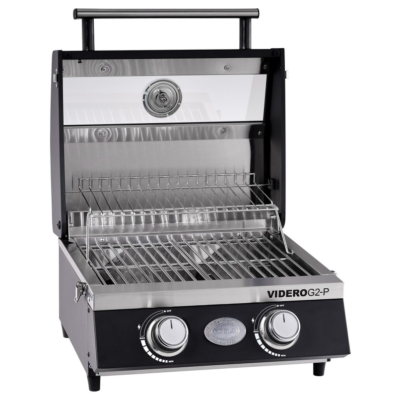 Rösle Tragbarer Gasgrill VIDERO G2-P Schwarz Art.-Nr. 250566 Rösle Tragbarer Gasgrill VIDERO G2-P Schwarz Art.-Nr. 250566