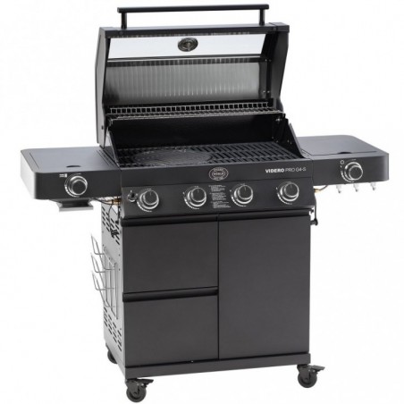Rösle Gasgrillstation VIDERO PRO G4-S Vario+ Mattschwarz Art.-Nr. 250577