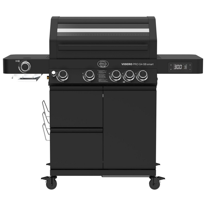 Rösle Gas Barbecue Station VIDERO PRO G4-SB SMART Vario+ Black cod. 251060 Rösle Gas Barbecue Station VIDERO PRO G4-SB SMART Vario+ Black cod. 251060