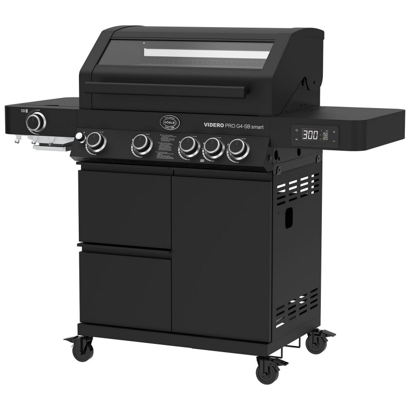 Rösle Gas Barbecue Station VIDERO PRO G4-SB SMART Vario+ Black cod. 251060 Rösle Gas Barbecue Station VIDERO PRO G4-SB SMART Vario+ Black cod. 251060