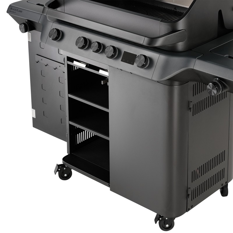 Rösle Gas Barbecue BLAZEFLAME Master 4 Black cod. 251063 Rösle Gas Barbecue BLAZEFLAME Master 4 Black cod. 251063