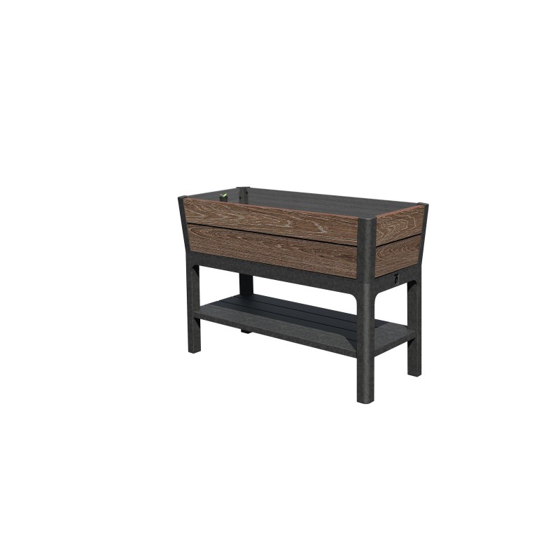 Keter DECO Erhöhtes Gartenbeet Walnut