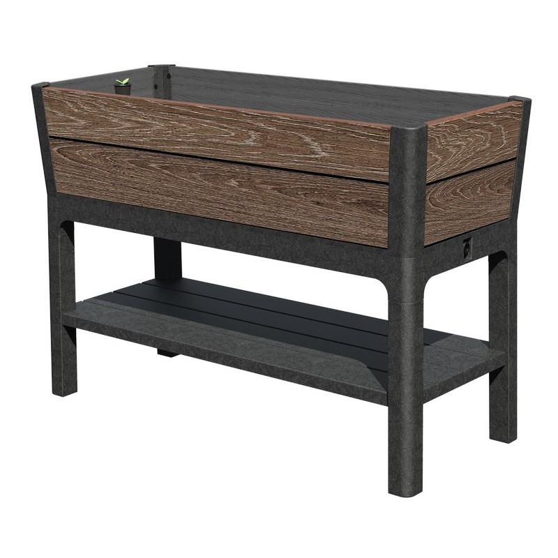 Keter DECO Erhöhtes Gartenbeet Walnut