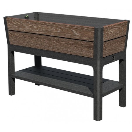 Keter DECO Erhöhtes Gartenbeet Walnut