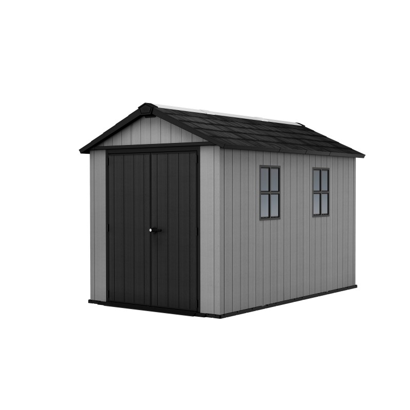 Keter Resin Garden Shed NEWTON PLUS 1175 Grey with Dual Assembly Option Keter Resin Garden Shed NEWTON PLUS 1175 Grey with Dual Assembly Option