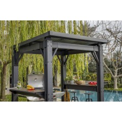 Keter GRILL Signature Gazebo Walnut