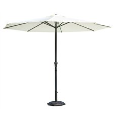 Ombrellone Montana In Alluminio con Palo Centrale Ø3 mt Ecru' - Antracite