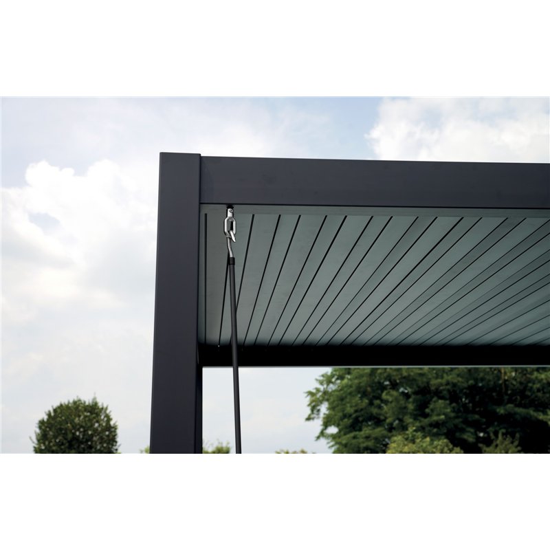 Arizona Pergola aus Aluminium 3x3 m Anthrazit Greenwood Arizona Pergola aus Aluminium 3x3 m Anthrazit Greenwood
