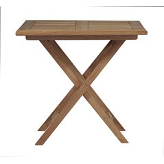 Vulcano Teak-Tisch 80x80 cm - Klappbar Greenwood