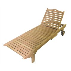 Lettino Carloforte In Teak